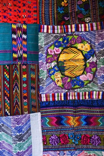 Mexico Display of colorful fabrics